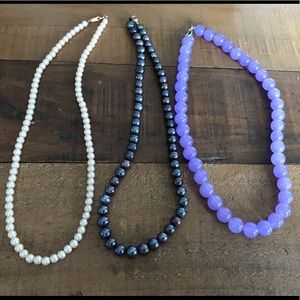 3 beaded necklace bundle!